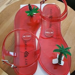 Katy Perry Geli Sandals Palm 🌴